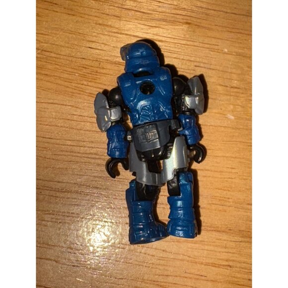 Halo Mega Blocks Construx Detachable Blue Silver Armor ODST Mini Figure 2018 - Picture 2 of 3